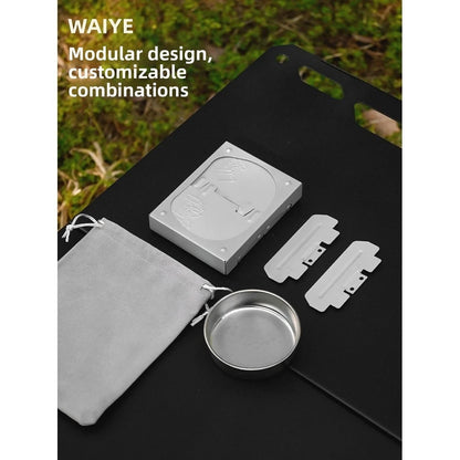Lightweight Folding Fuel Stove for Hiking Camping Survival Gear