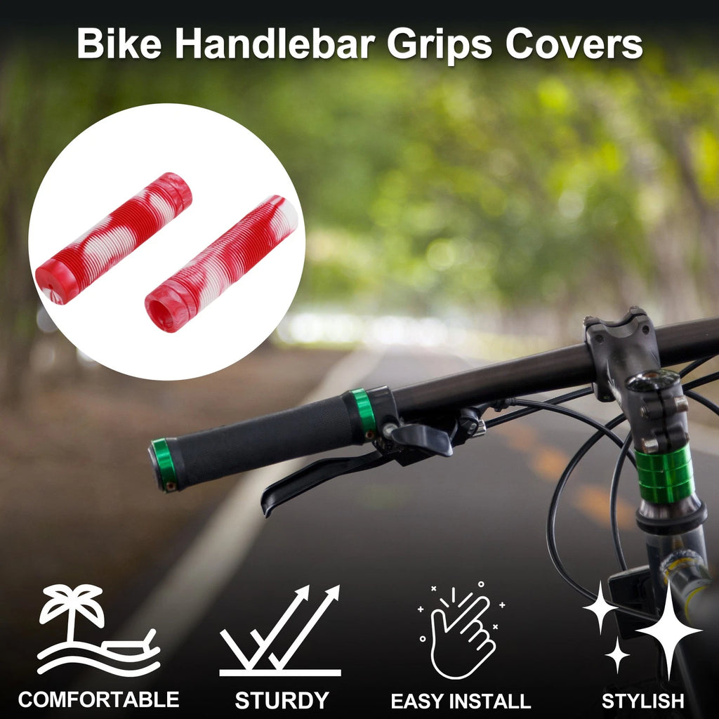 Bike Handlebar Grip Covers 125mm Soft End Grips Protector 1 Pair