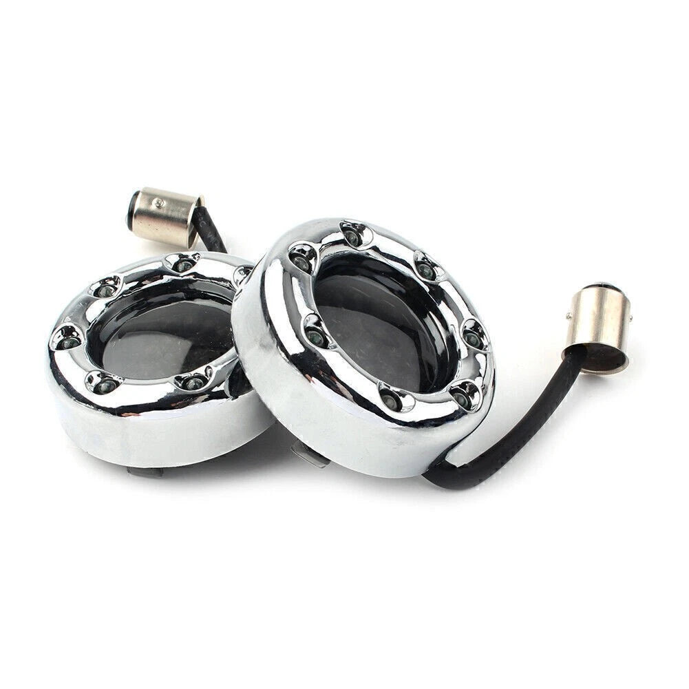 2X Red LED Turn Signal Lights for Harley Sportster
