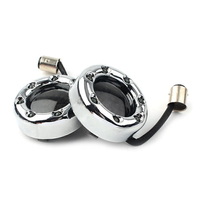 2X Red LED Turn Signal Lights for Harley Sportster