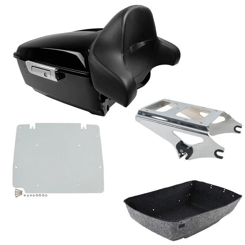 Trunk Backrest Mount Rack Base Plate for Harley Touring (2009–2013)