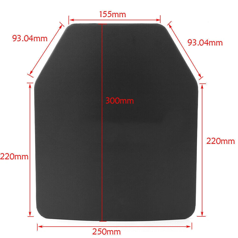 Bulletproof Steel Plate Ballistic Panel for Body Armor (Corner Cut)