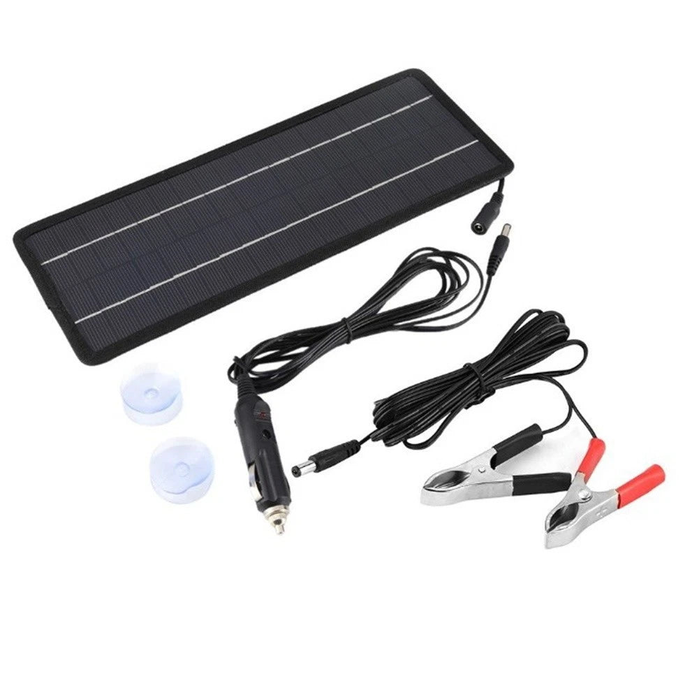 6W Solar Panel Charger for 12V Battery (Vehicles)