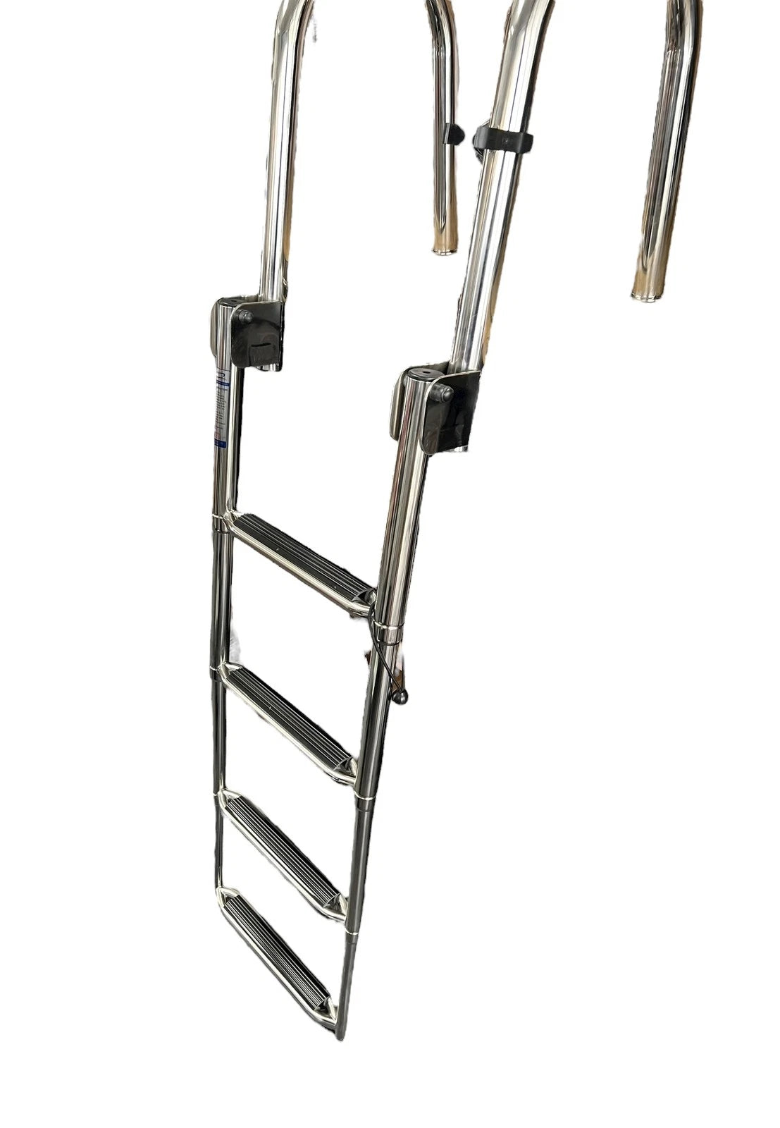 Folding 4 Step Telescoping Ladder for White Water B00351PL-WS (N/A)
