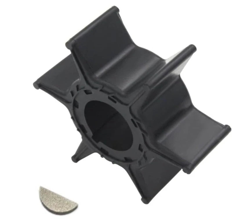 6H4-44352-00 Water Pump Impeller with Key for Yamaha 2 Stroke 25-30 HP (1990-2023)