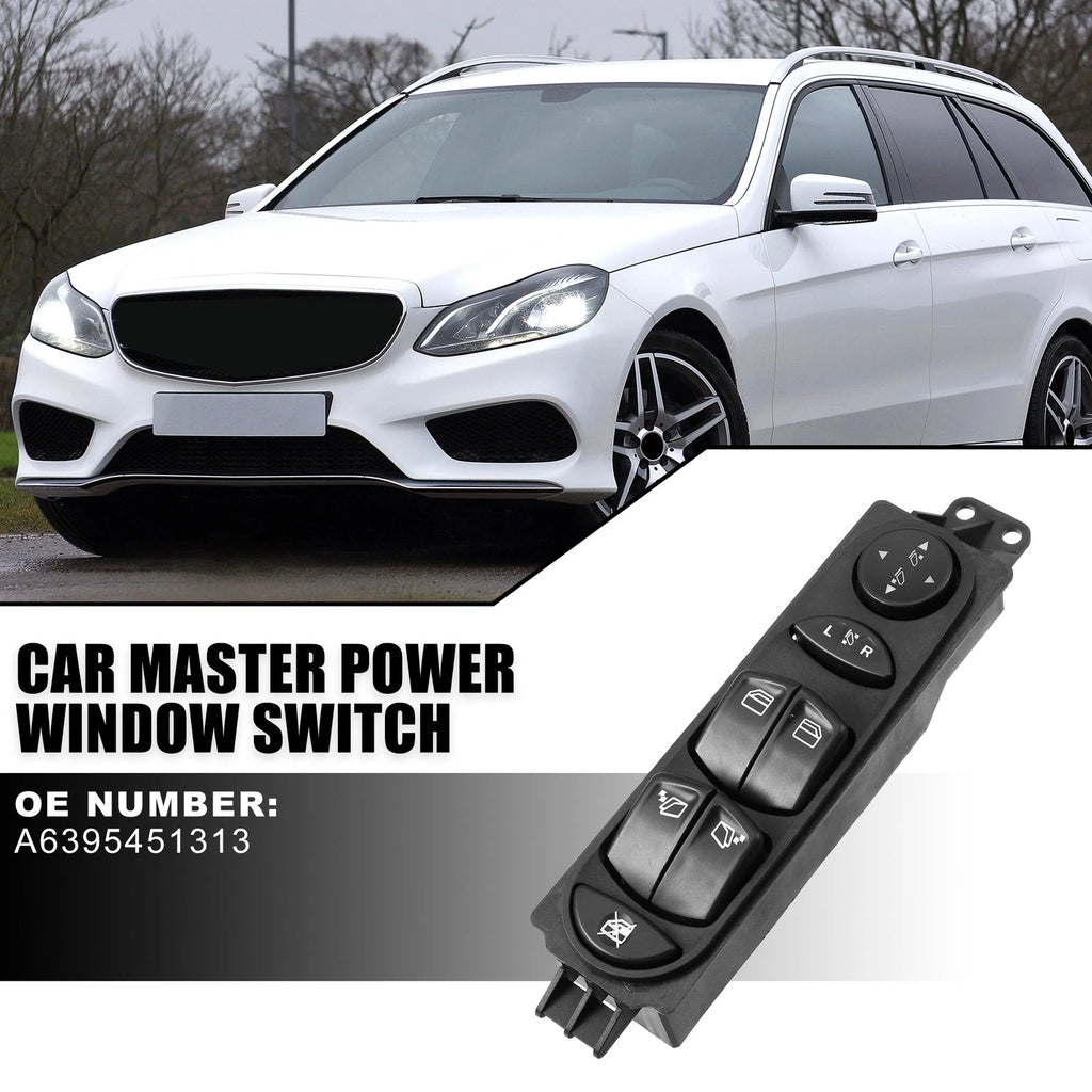 Car Power Window Switch Driver Side for Mercedes Viano Vito (2003–2010)