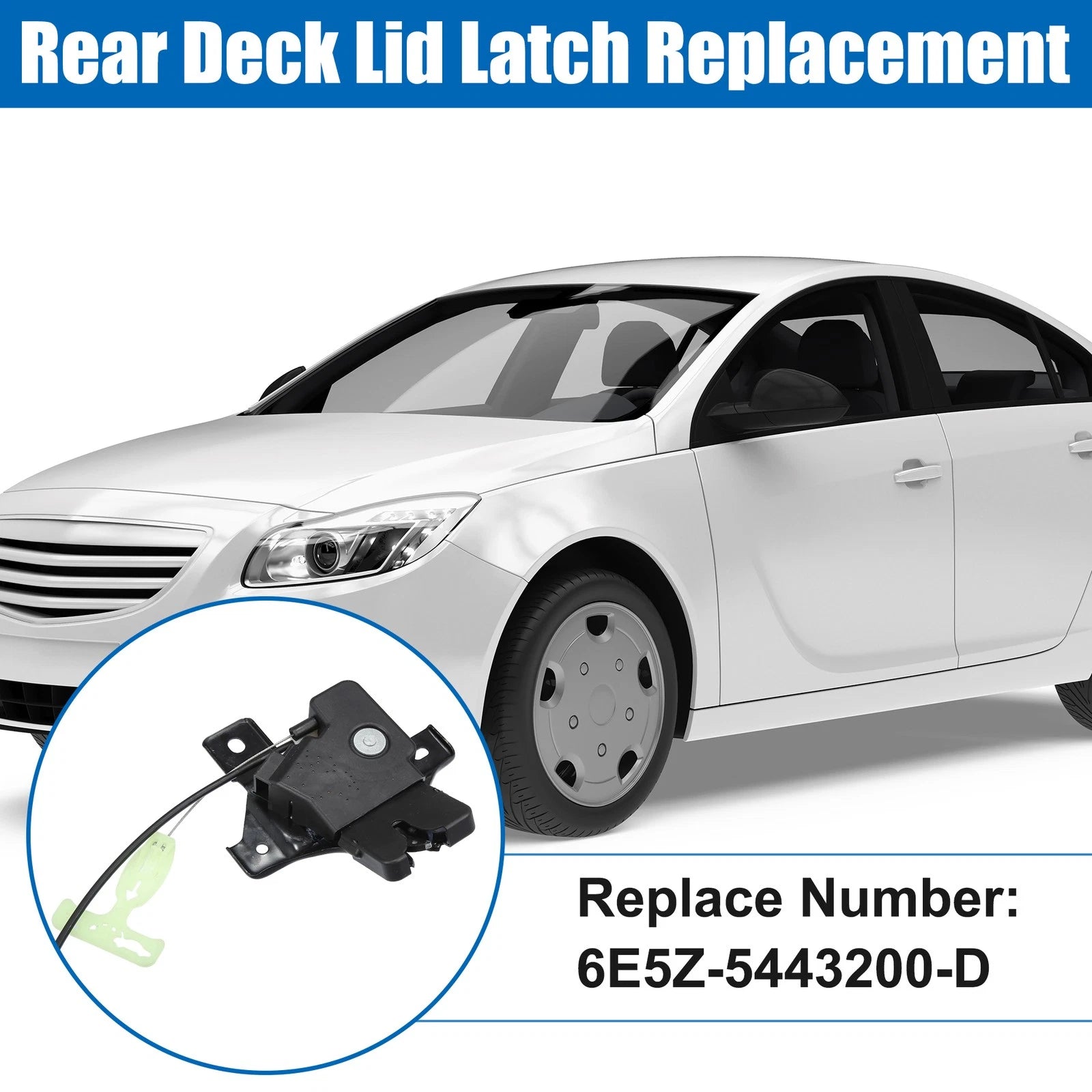 Rear Tailgate Lock Latch Actuator Replacement for Ford Fusion (2006–2008)