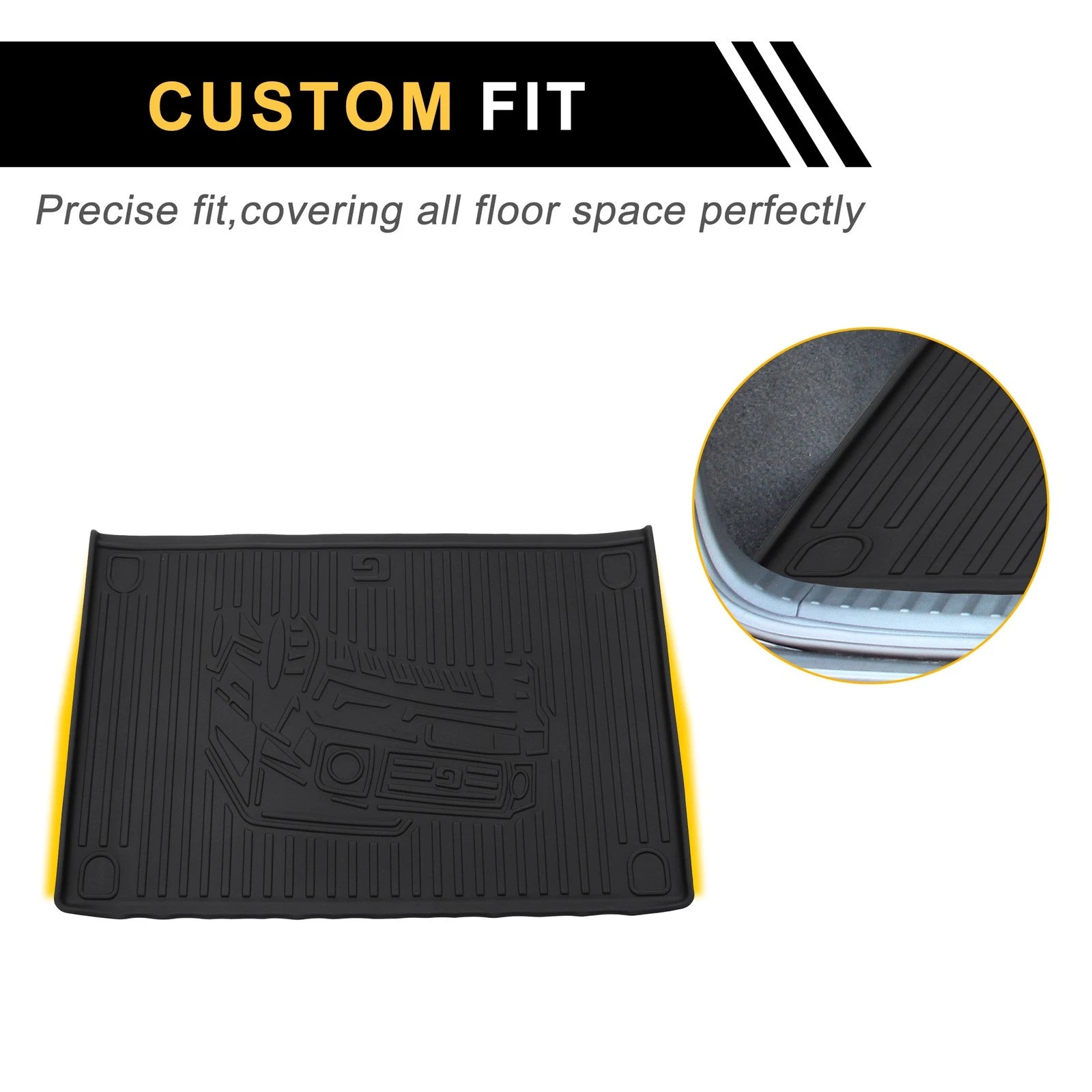Cargo Liner Rear Trunk Mat Replacement for Mercedes-Benz G Class 5 Seats (2019–2024)
