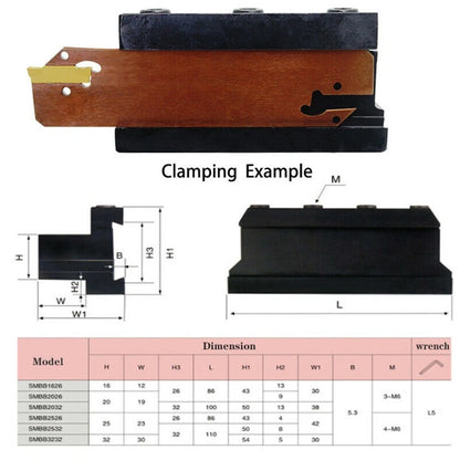 Cut Off Block Alloy Steel Parting Plate Holder for SPB