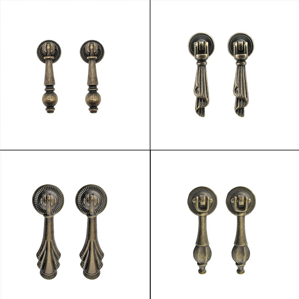 2/5/10Pc Furniture Pull Knob with Screw Cupboard Drawer Cabinet Door Pull Handle