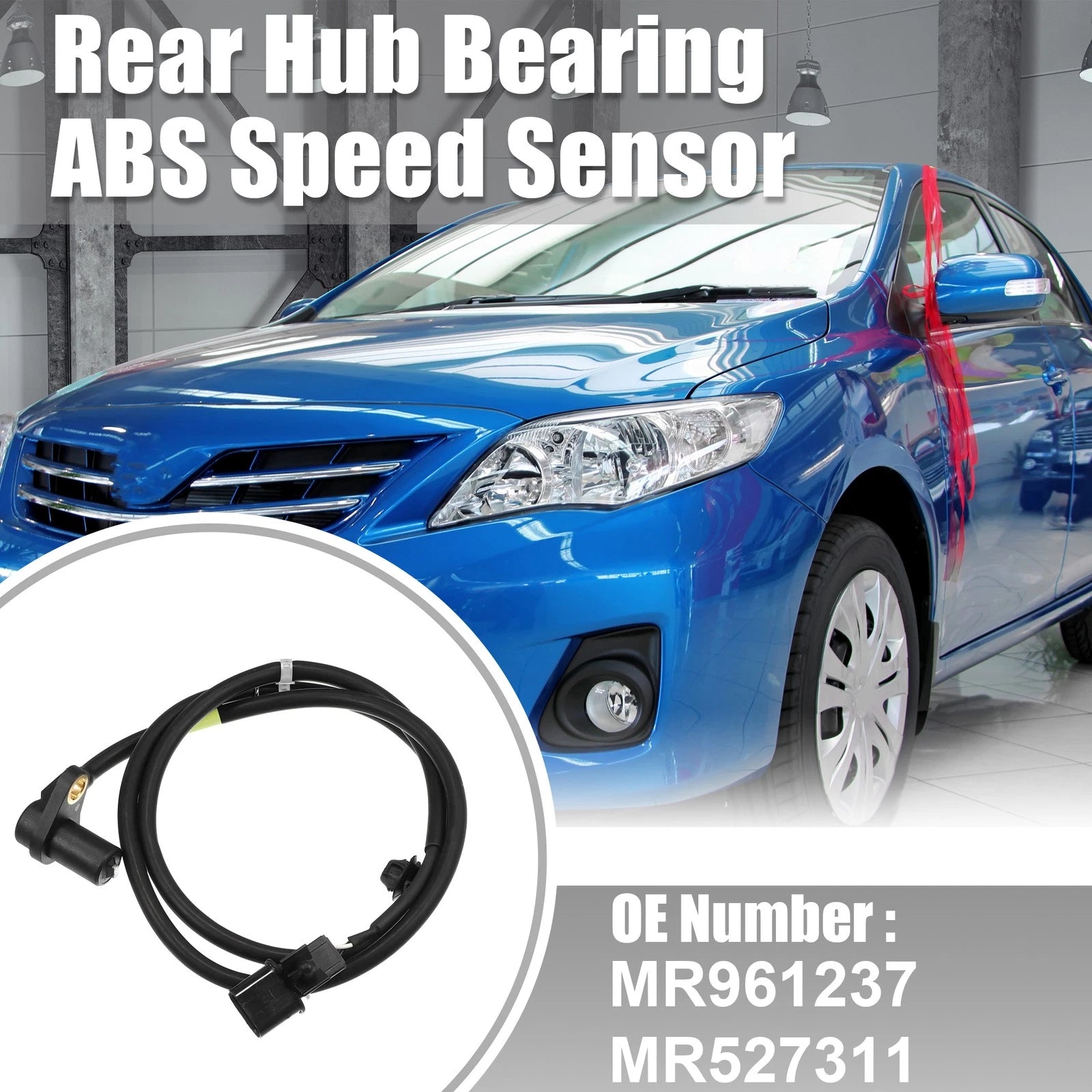 ABS Speed Sensor Front Left Replacement for Mitsubishi Lancer (2002–2004)