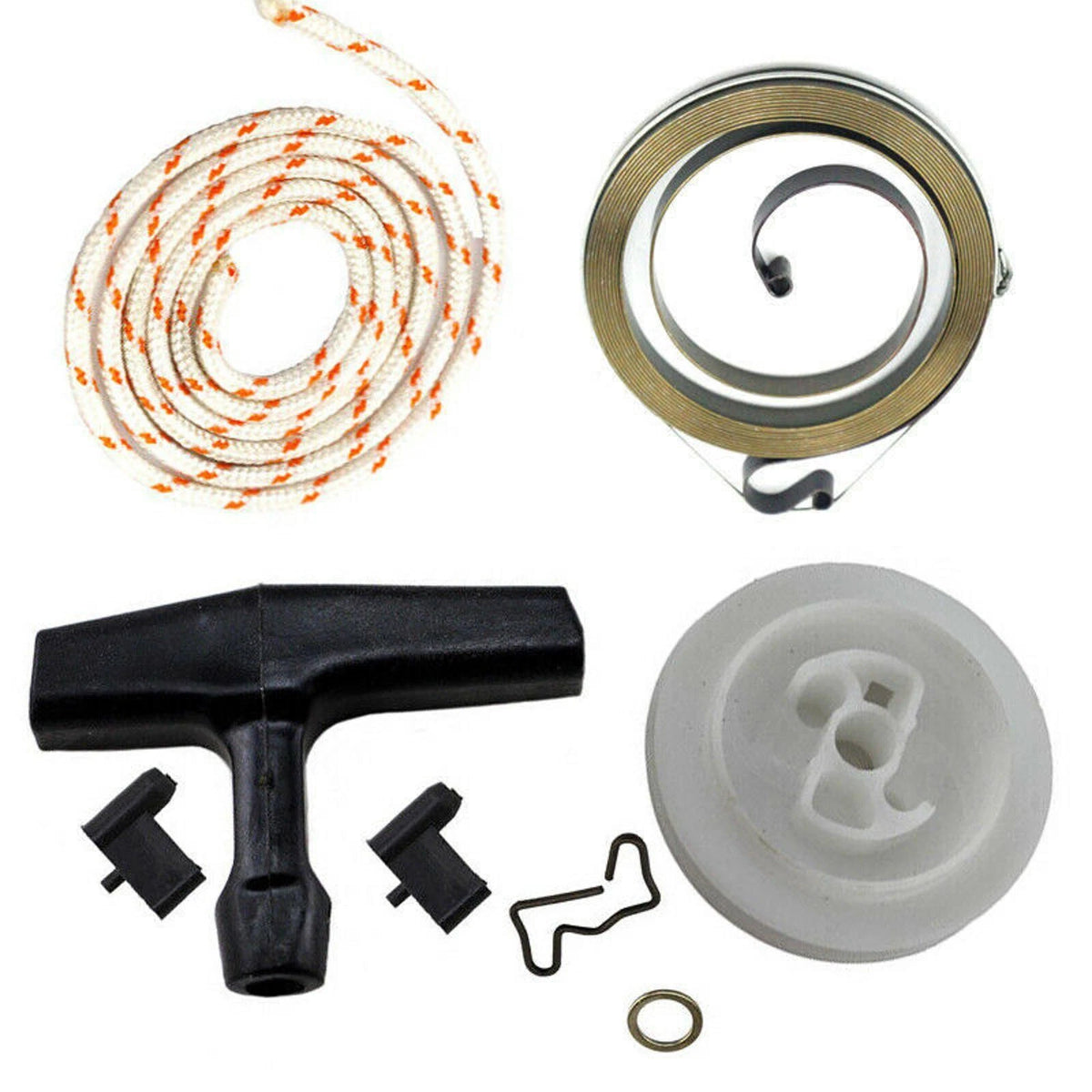 Recoil Starter Handle Rope Pulley Spring Kit for Stihl 034 036 044 046 M