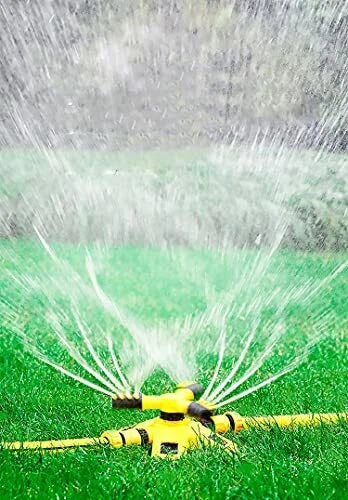 Lawn Sprinkler for Automatic Garden Irrigation Rotation (360 Degrees)
