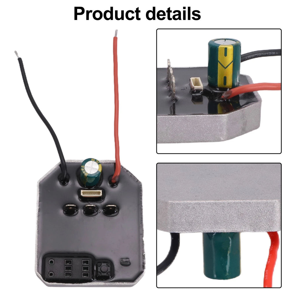 Control Board for 62x51.5x9mm Black Plastic
