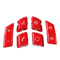 6pcs Steering Wheel Switch Button Cover for BMW M3 E90 E92 E93 (2007–2013)