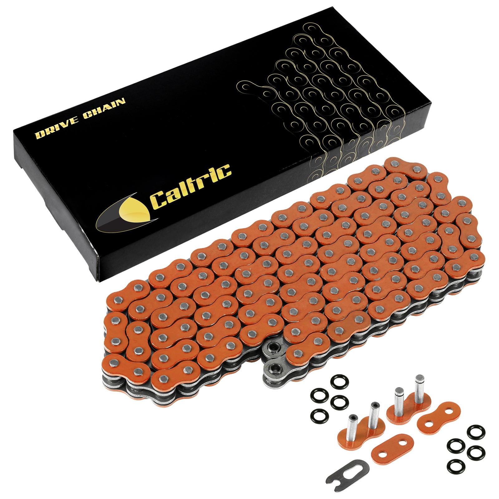 O-Ring Orange Drive Chain for Yamaha Banshee 350 YFZ350 (1997–2006)