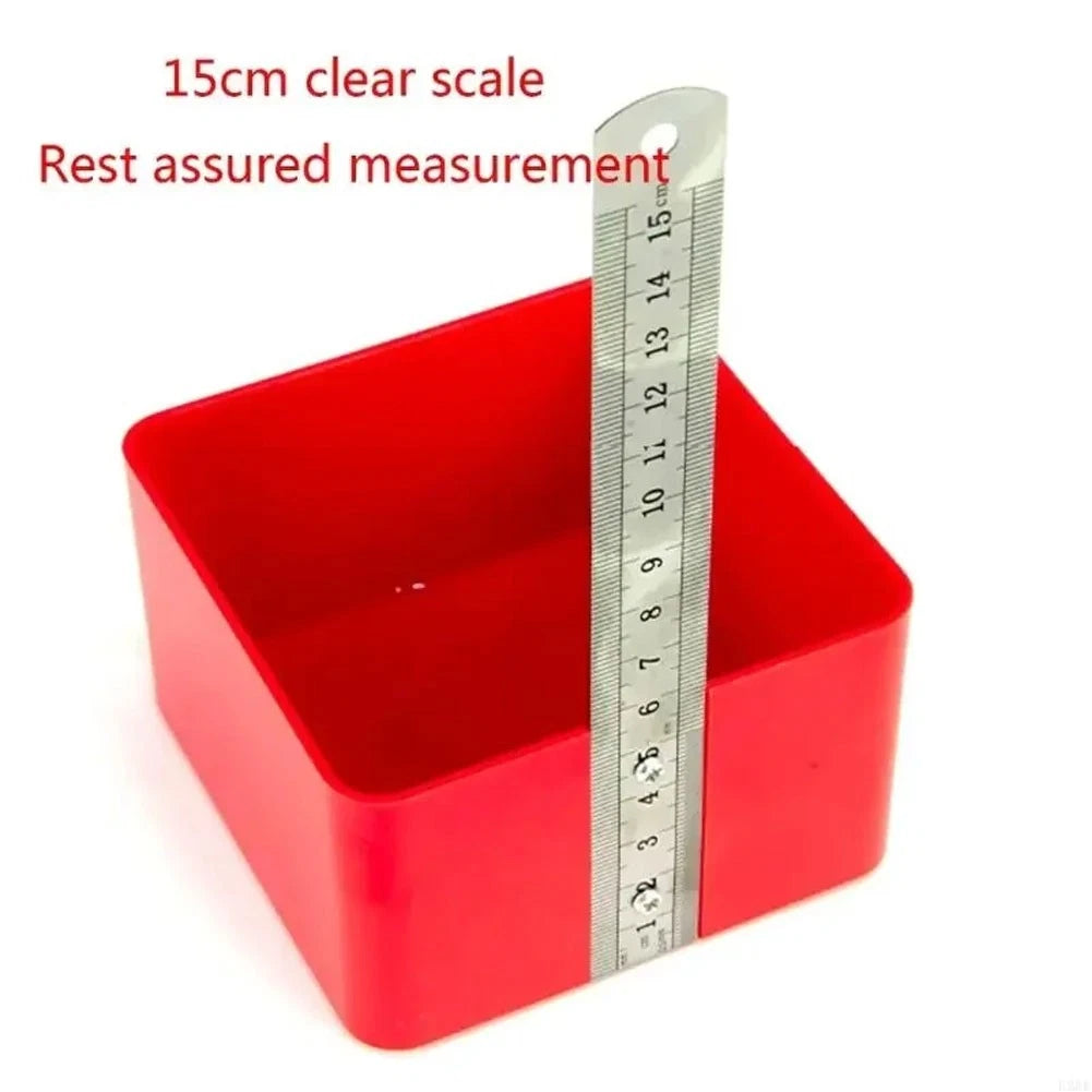 Leveling Tool with ABS Storage Box for Spirit Level Ruler (5.8x10x10 cm)