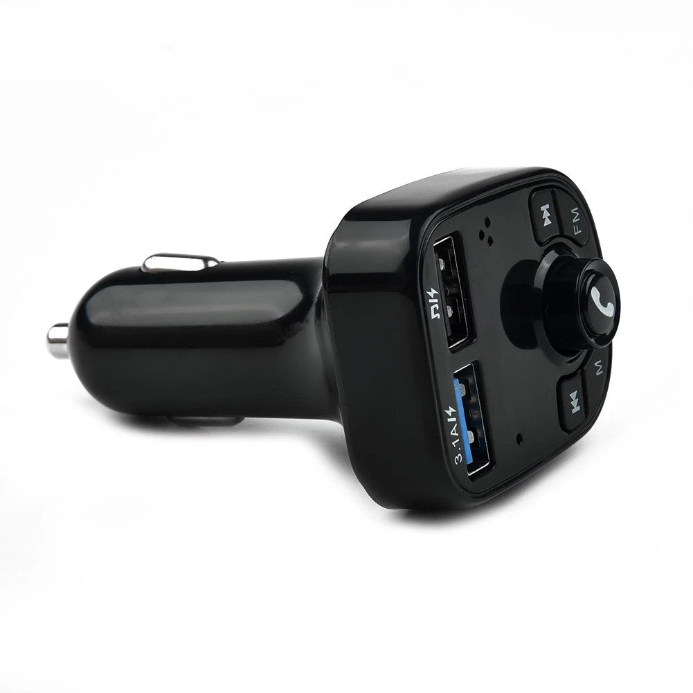 FM Transmitter Fast Charger for Car (V5.0)
