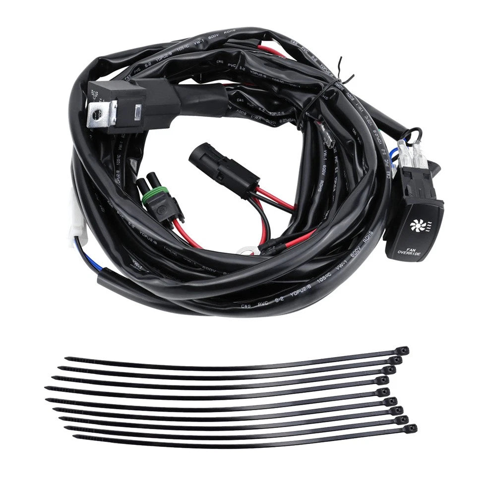Cooling Fan Override Rocker Switch Kit for Can-Am Maverick Defender Commander (2013–2023)