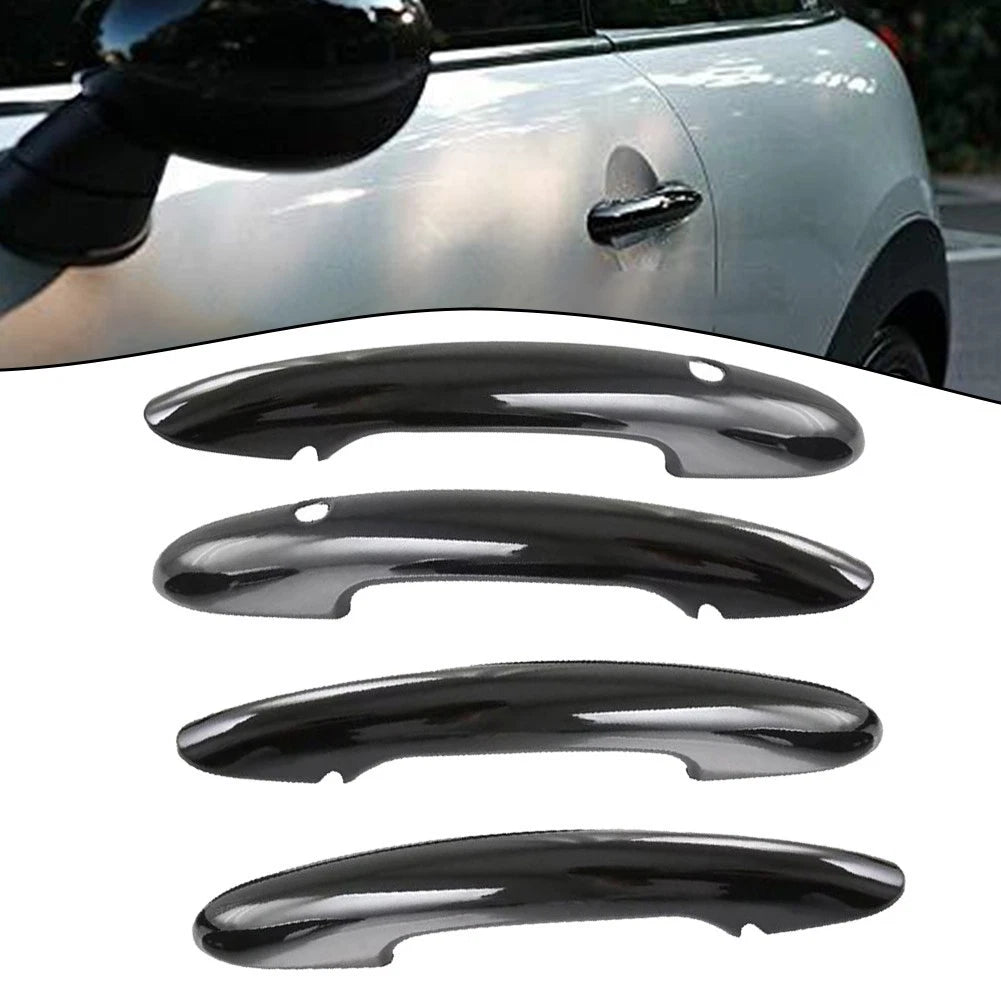 Smart Keyhole Door Handle Cover for MINI Cooper F55 F60 (2014–2021) Gloss Black