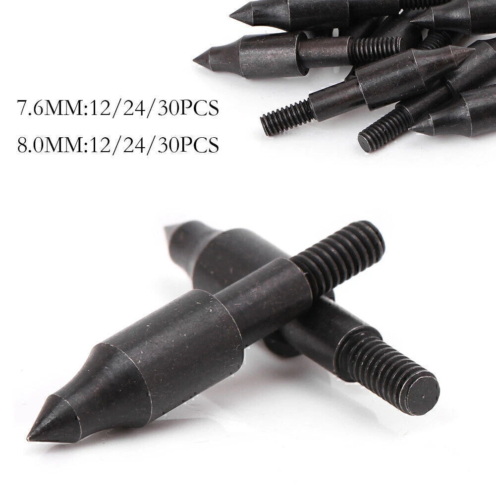 Set of 30 Archery Practice Broadheads Arrow Tips for Target Shooting