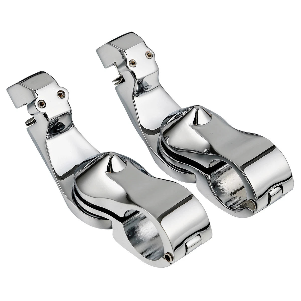 1-1/4" Short Angle Highway Pegs Mount Kit for Harley Touring Electra Glide (2014–2023)