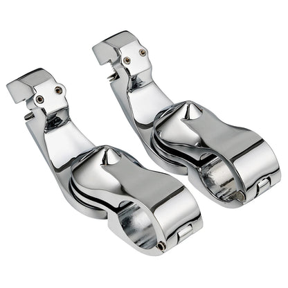 1-1/4" Short Angle Highway Pegs Mount Kit for Harley Touring Electra Glide (2014–2023)