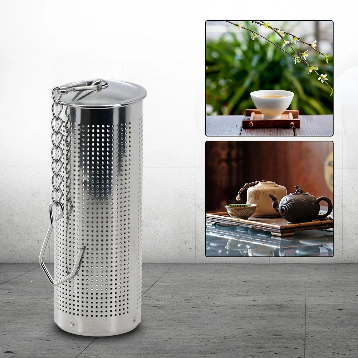 Mesh Strainer Tea Ball for Spice Herbal Teas (65mm)