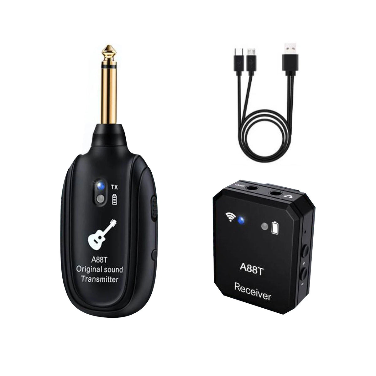 Wireless In-Ear Monitor System for Universal Use (Rechargeable)