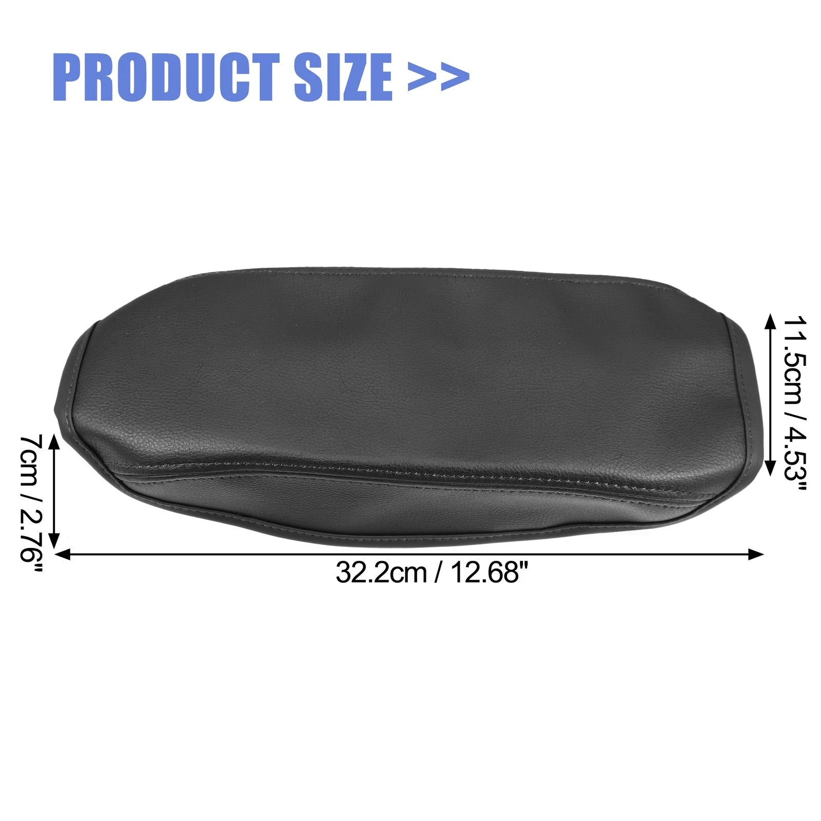 Center Console Armrest Box Cover for Ford Focus ST (2012–2018) Black