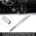 Shift Knob Extender Lever for Honda Civic Fit M10X1.5 Silver Tone (OEM)