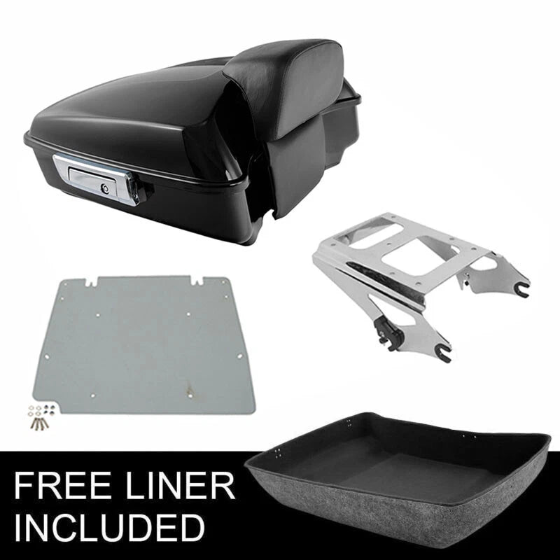 Chopped Trunk Backrest Mount Plate for Harley Touring (2009–2013)