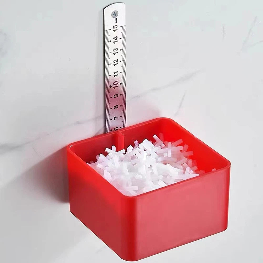Leveling Tool with ABS Storage Box for Spirit Level Ruler (5.8x10x10 cm)