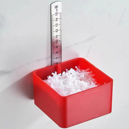 Leveling Tool with ABS Storage Box for Spirit Level Ruler (5.8x10x10 cm)