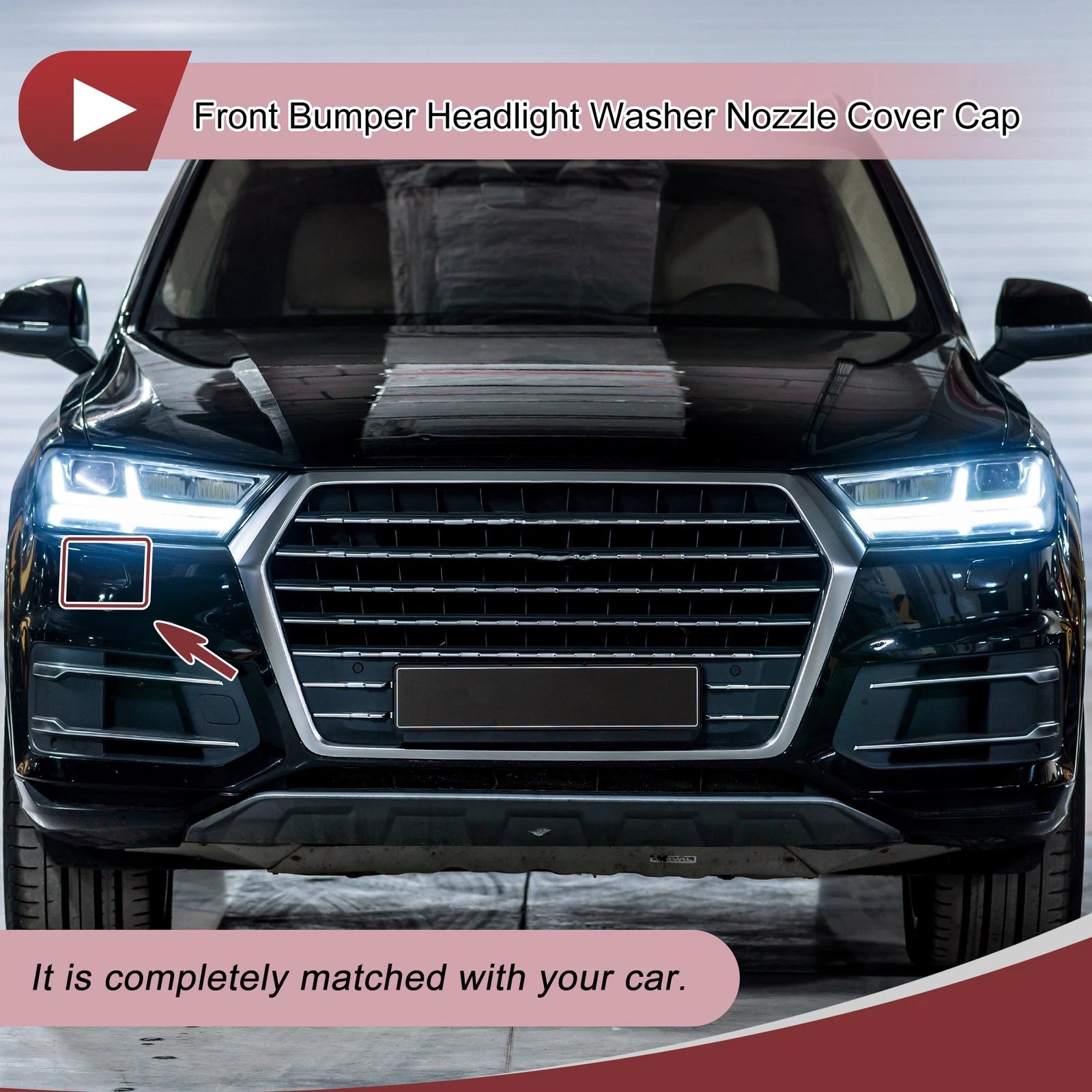 Front Right Washer Nozzle Cover Cap for Audi Q7 (2010–2015)