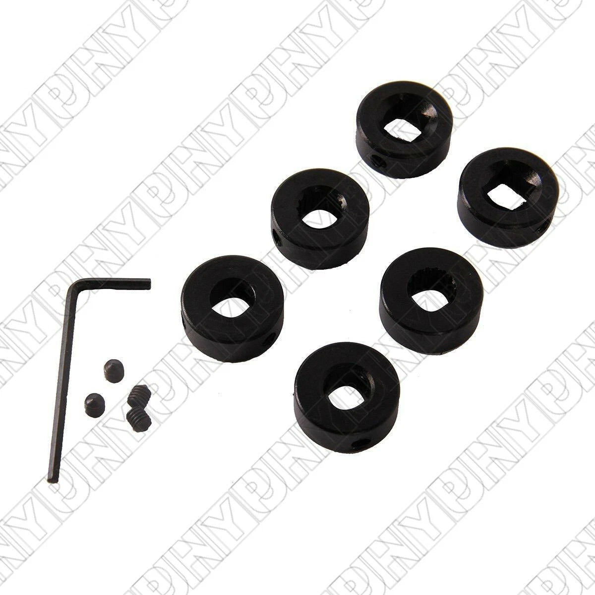 Black Chrome Plated Billet Door Window Winder Crank Handle Tool for Universal