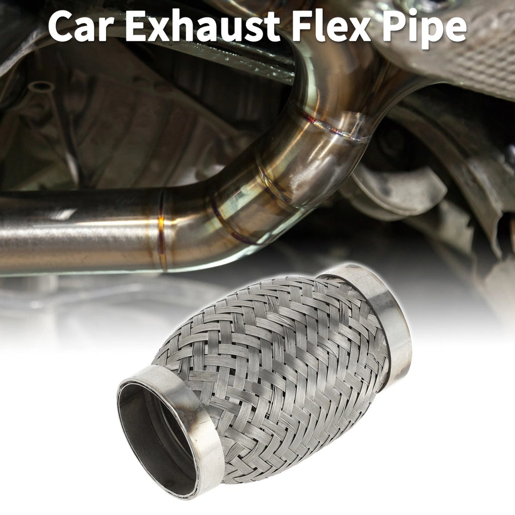 2 Inch OD Exhaust Flex Pipe for Universal Applications (1Pc)