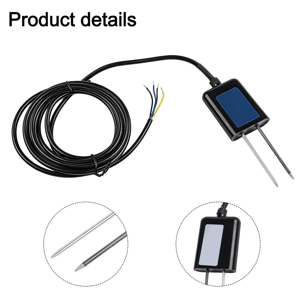 C Type RS485 Soil pH and Conductivity Sensor Probe for Soil Quality Testing