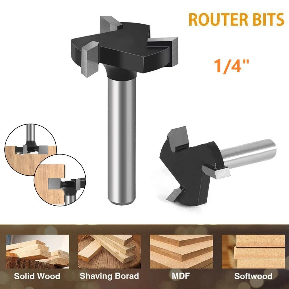 Surfacing Tipped Tool for Router (1/4 Inch Shank)