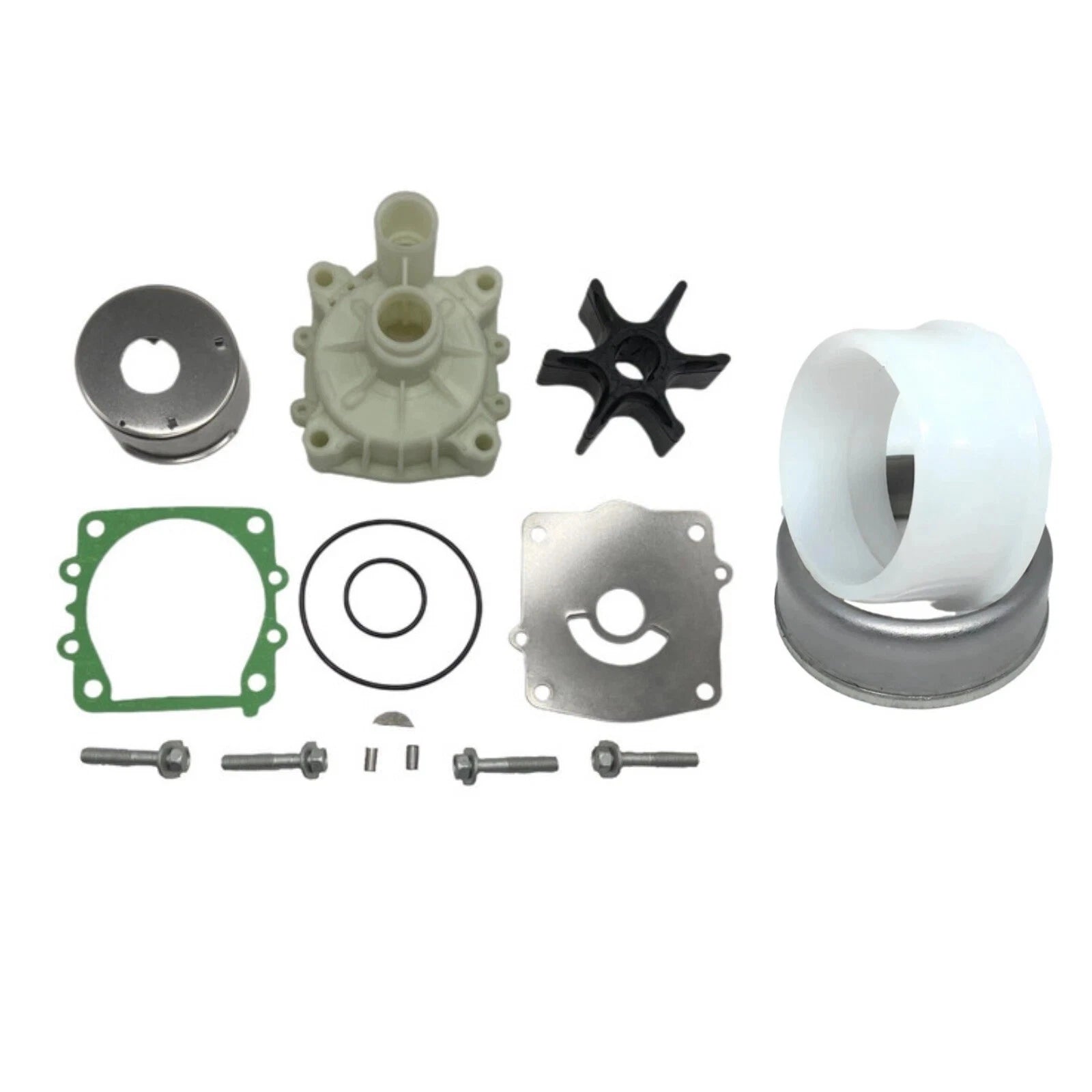 Water Pump Repair Kit & Spacer Collar for Yamaha Outboard (61A-W0078-A3/A2)