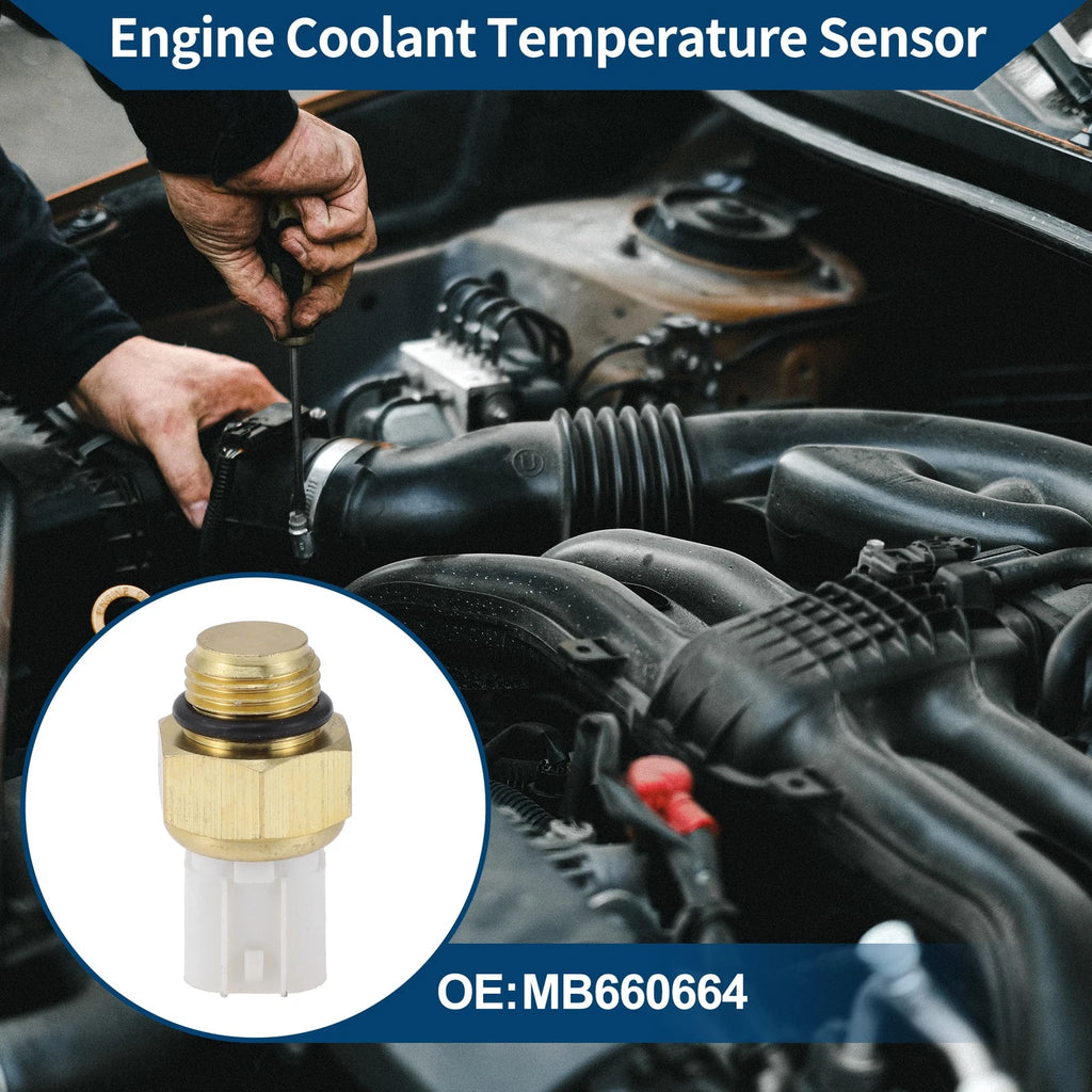 Engine Coolant Temperature Sensor MB660664 for Dodge Stealth (1991–1996)