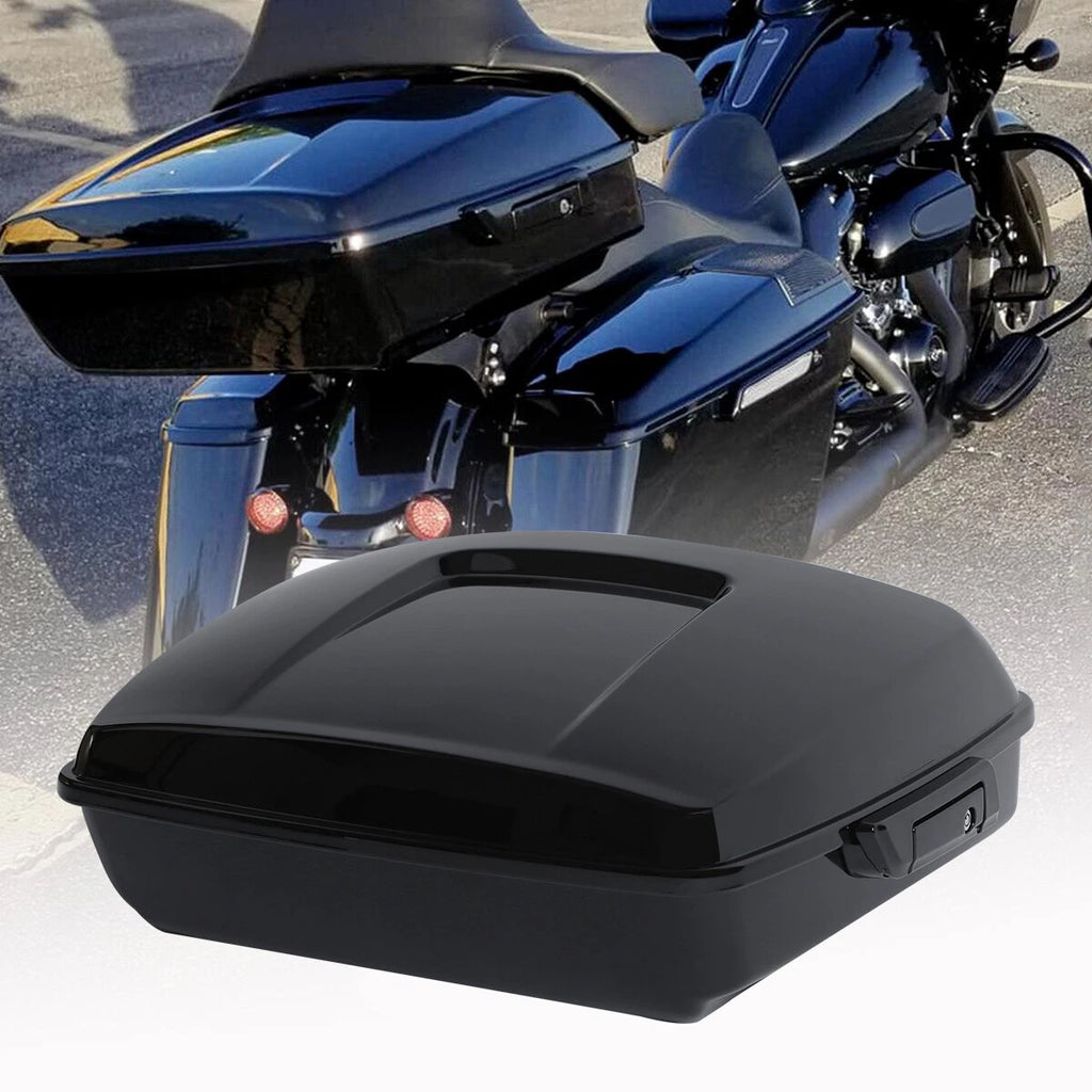 Chopped Trunk Backrest Pad Mount Rack for Harley Heritage Classic (2018–2023)