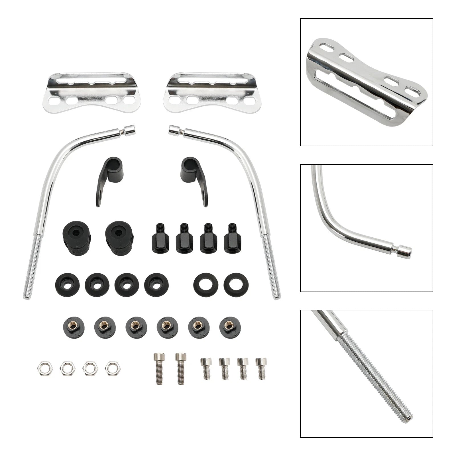 Headlight Mounting Bracket for Universal Motorcycle Retro Cafe Racer (T9)