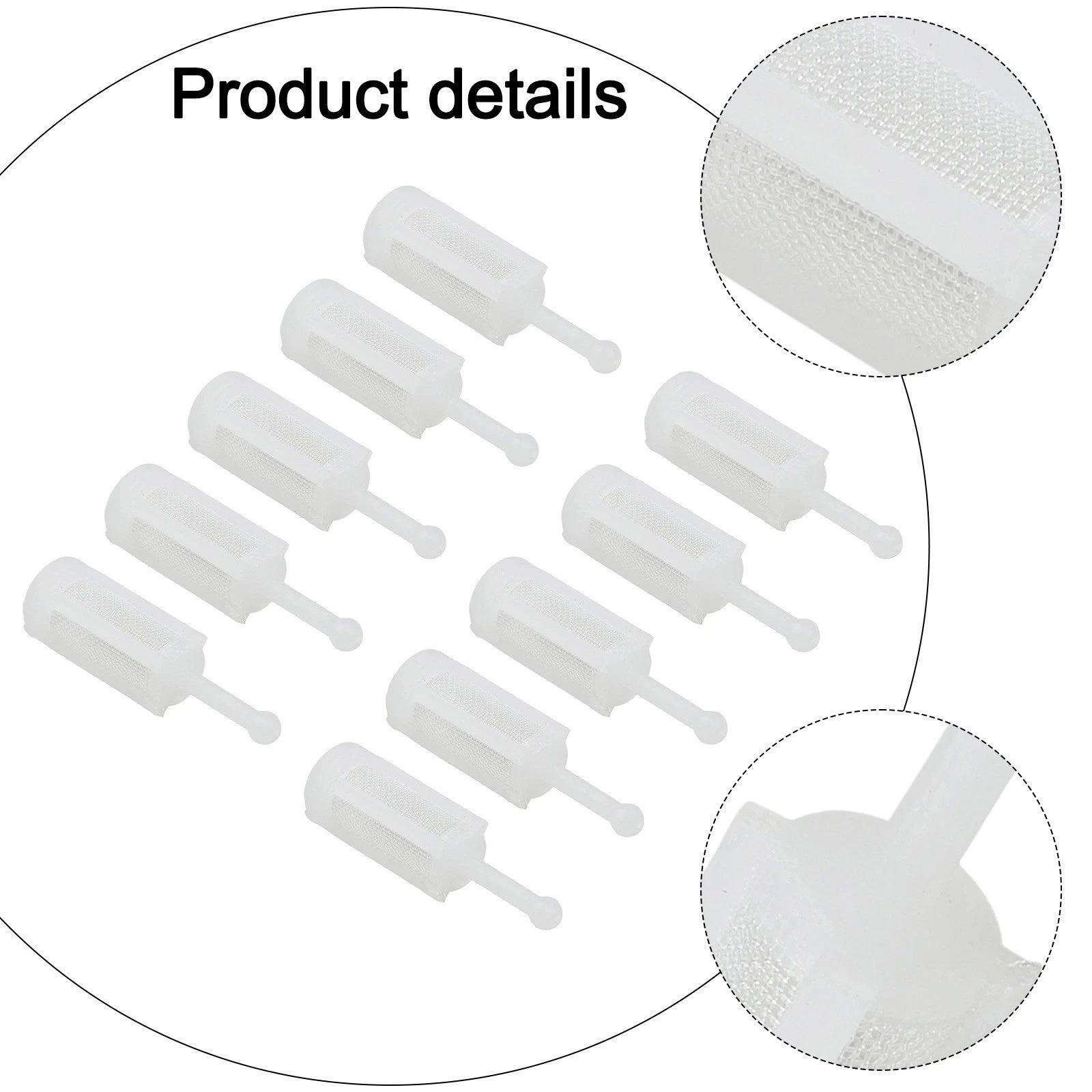 10Pcs Fine Mesh Spray Gas Filters for Gravity Feed Paint Spray