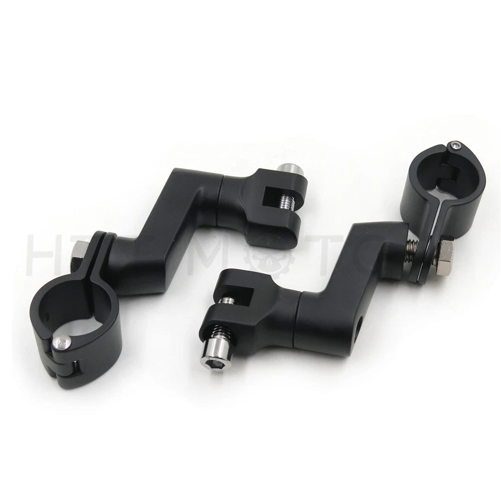 1.5" Bar Engine Crash Foot Peg Mount Footrest for Harley (Year Range)