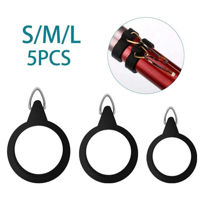 Fishing Hook Holders Set of 5 for Universal Use (S/M/L) 6mm/0.24inch