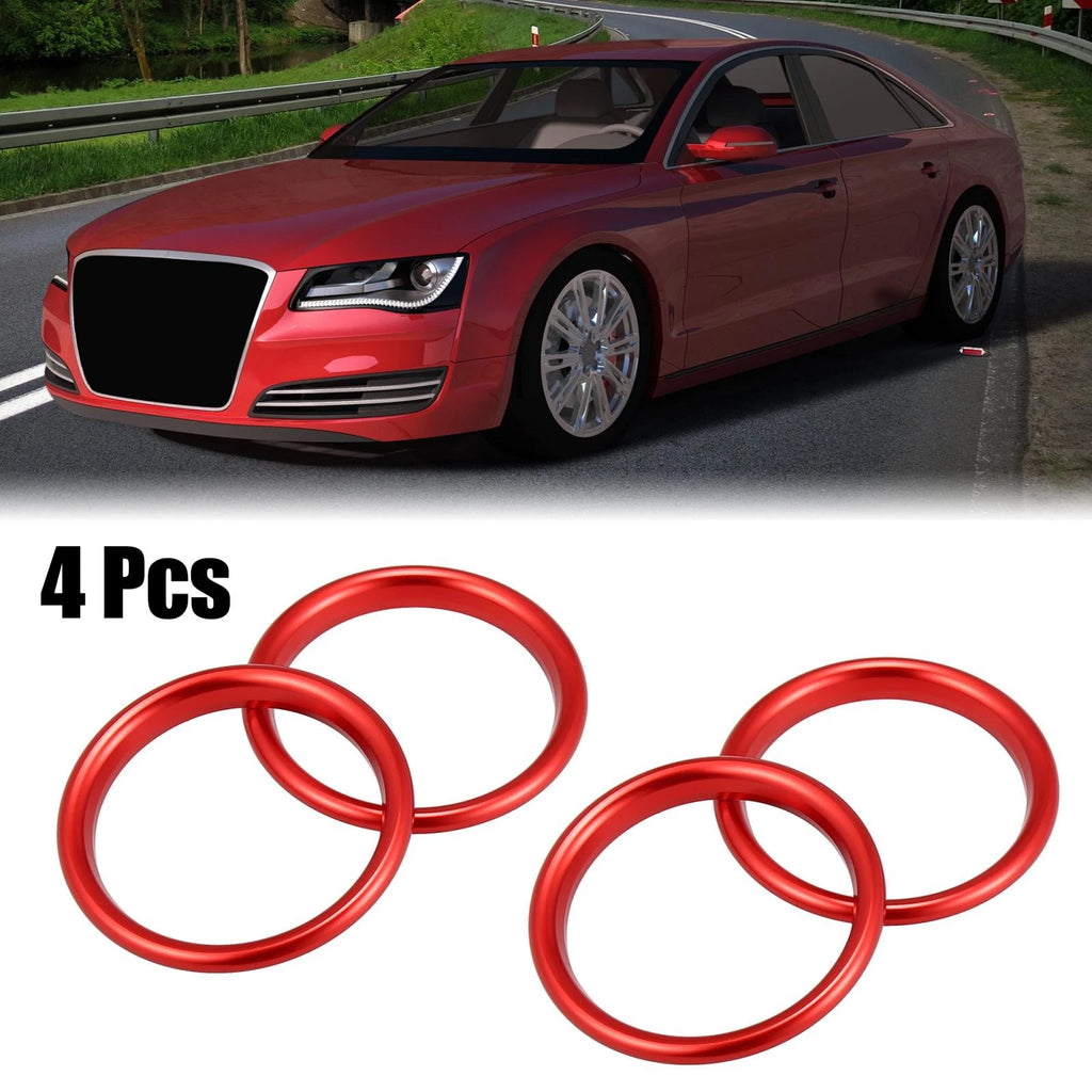 Air Vent Ring Inner Trim Aluminum Alloy Replacement for Audi A3 S3 Q2L (2013–2021)