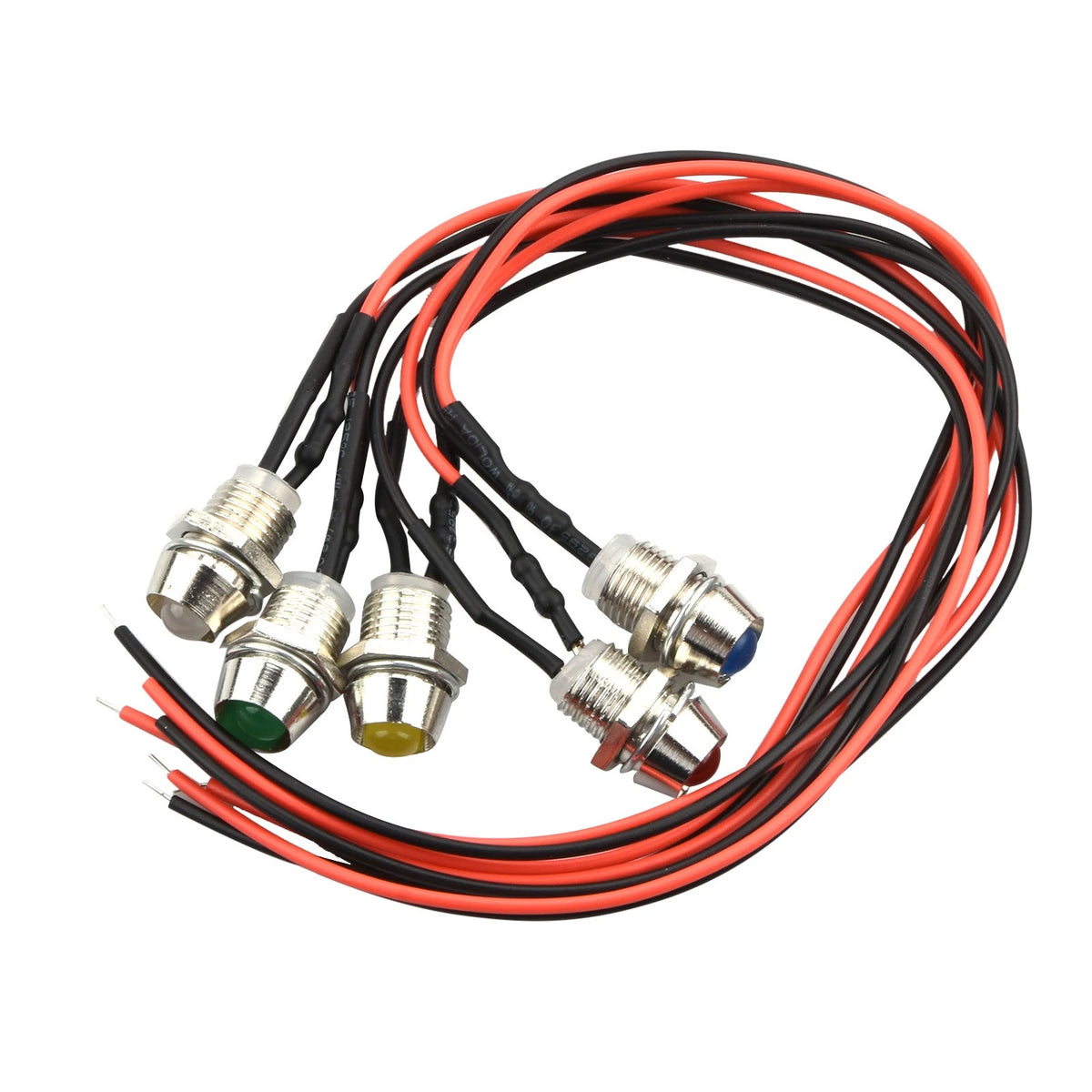 5-Pack LED Indicator Light Bulb for Universal Cars (22cm)
