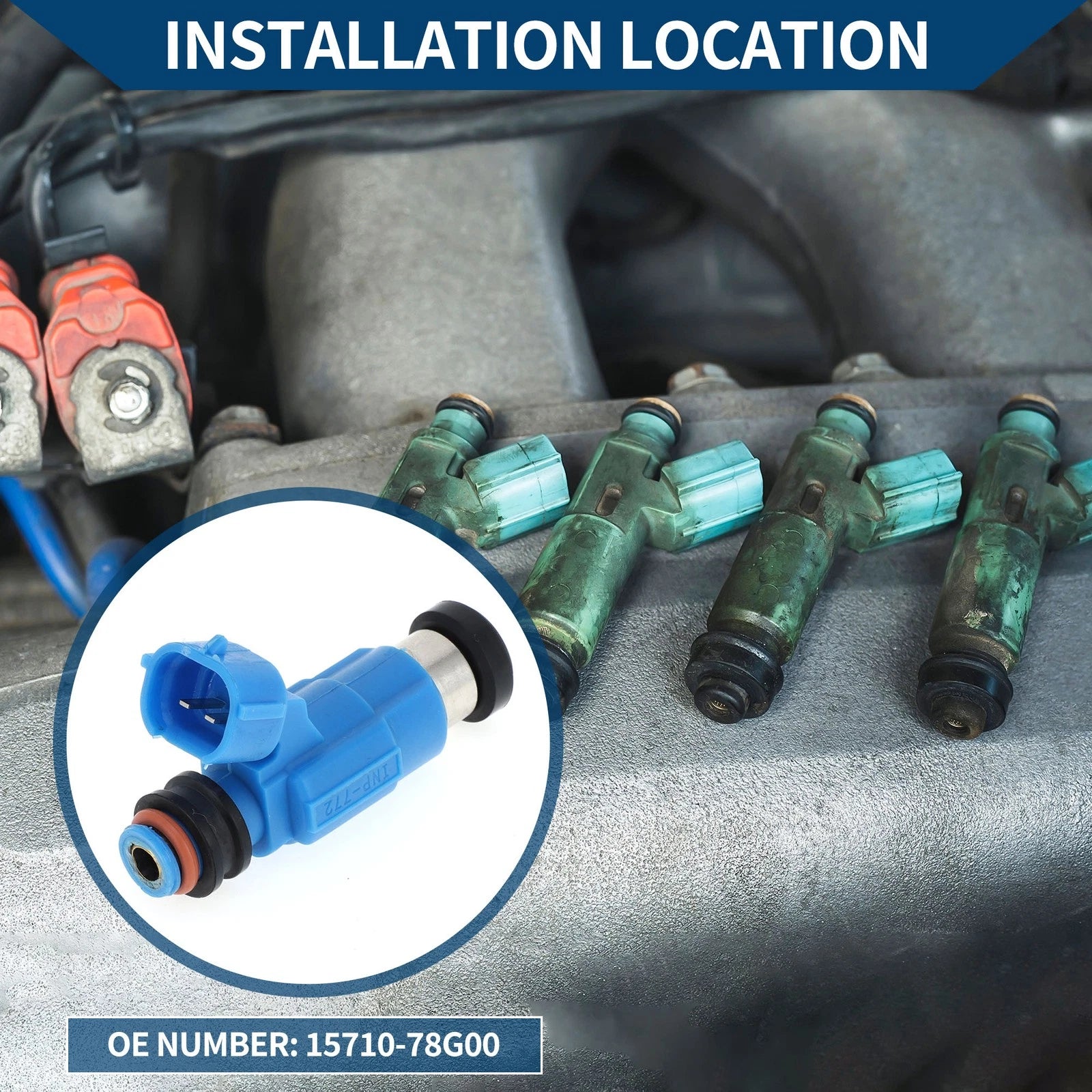 Fuel Injector Replacement for Suzuki Carry BT-50 2.6 for Mazda (2019–2024)