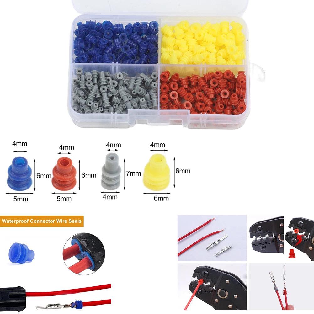 400PCS Silicone Seals for Unused Wire Connector Ports